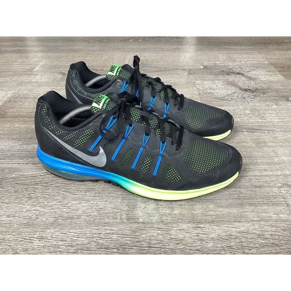 Nike Air Max Dynasty Premium Mens Size 13 Running Shoes 829711-007 Black Lace Up